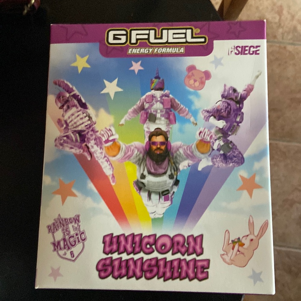 Gfuel Six Siege Unicorn Sunshine Collector’s Blx